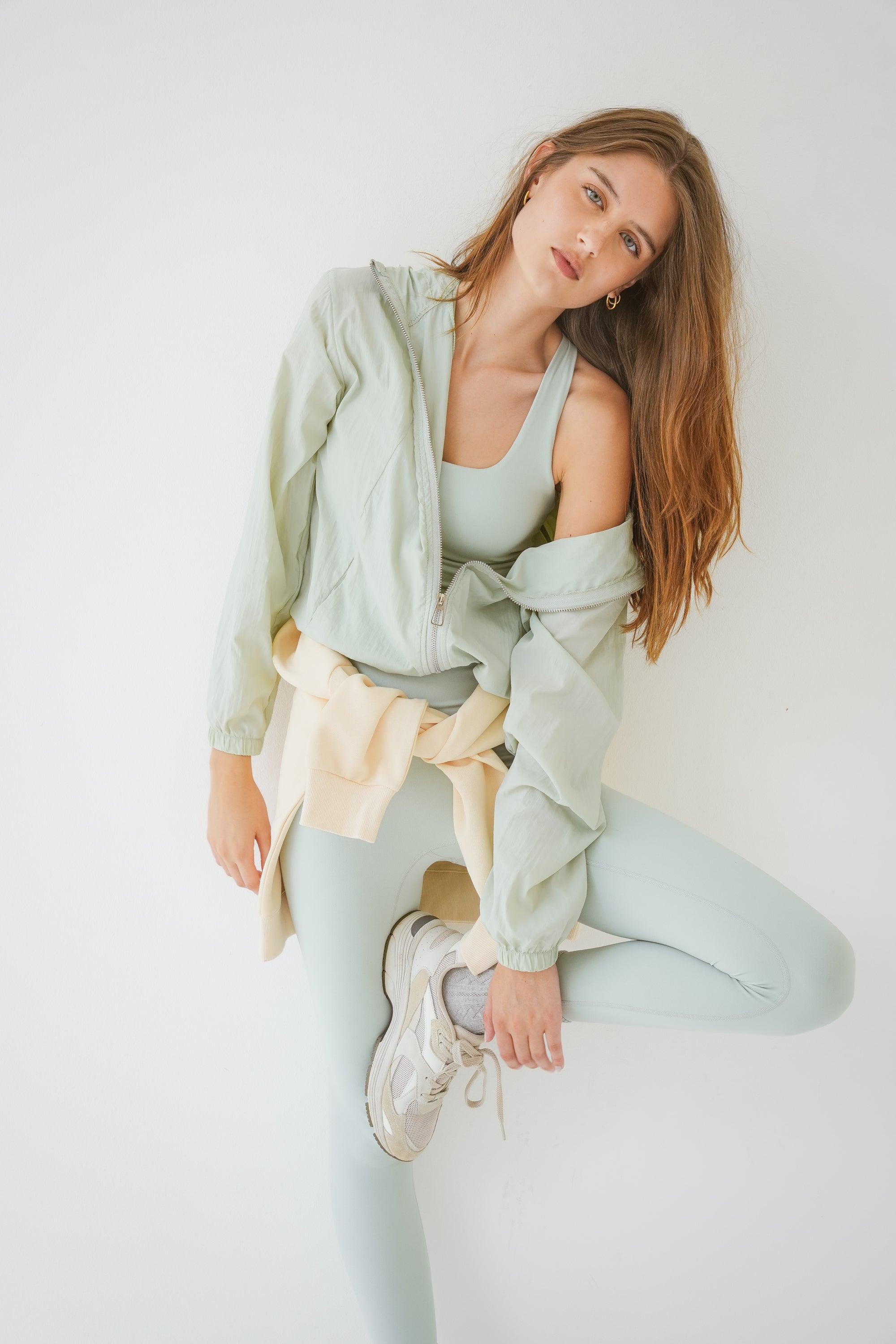 RITUAL - Lightweight Windbreaker Jacket - Light Sage