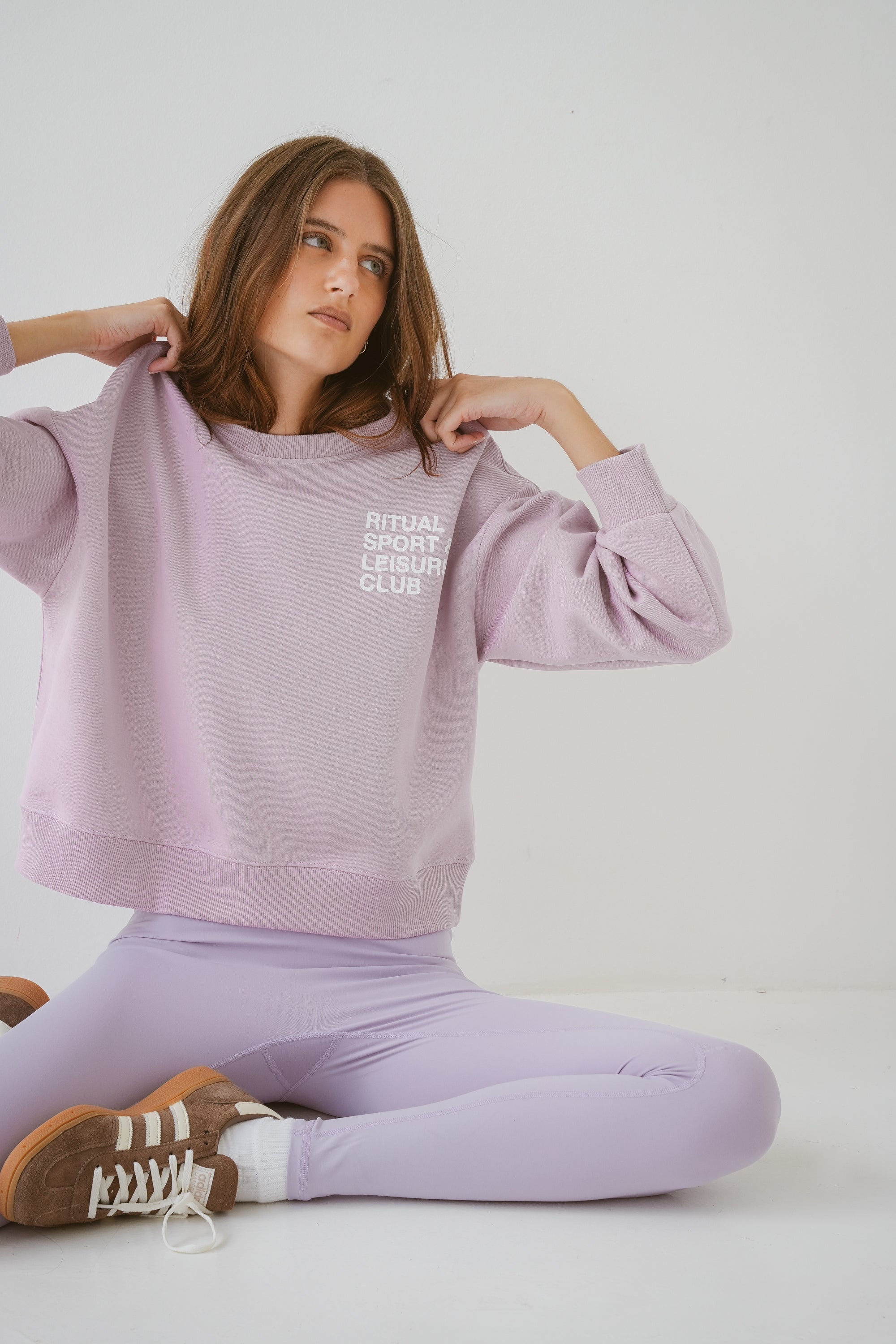 Ritual Crew Neck Sweater - Lilac